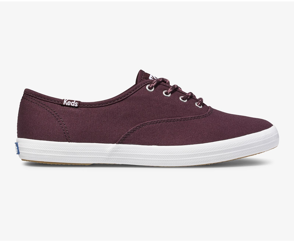 Zapatillas Keds Mujer Rojas - Champion Solids - 057-NITOVB